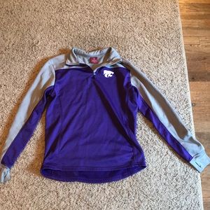 Kansas State Wildcats 3/4 zip sweatshirt
